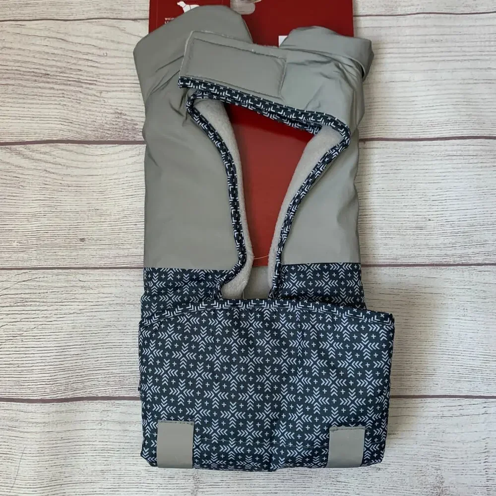 Wondershop at Target Gray Reflective Puffer Pet Vest Size M Up to 40lbs Cat Dog